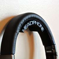 Small Headphone holder 3D Printing 23518