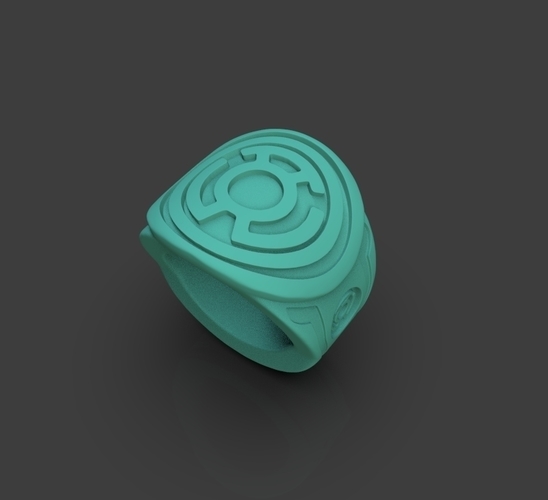 Yellow Lantern Power Ring 3D Print 235189