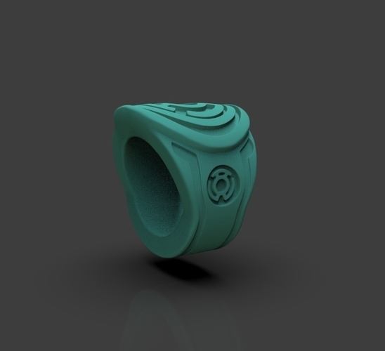 Yellow Lantern Power Ring 3D Print 235192