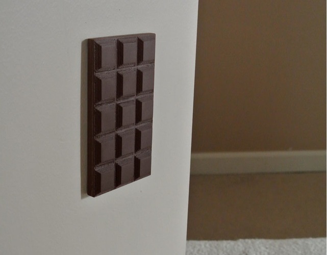 3D Printed Chocolate outlet cover by WallTosh Pinshape