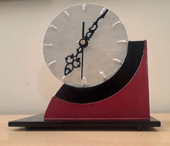 Art Deco Mantle Clock 3D Print 235277