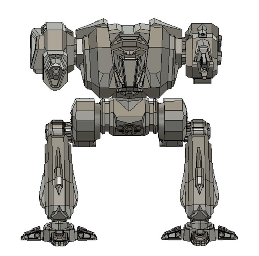 Battle Mech "Spartan"  3D Print 235311
