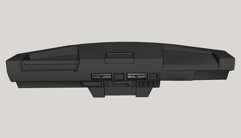 RHD 1/9ish  mid 80's Range Rover dash (no binnacle or column)