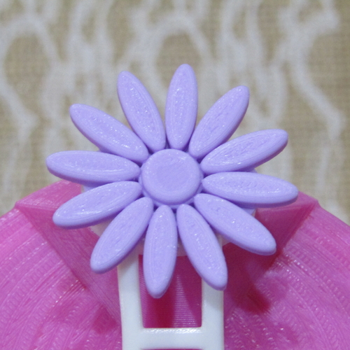 Flower Power Mason Jar Lid 3D Print 235617