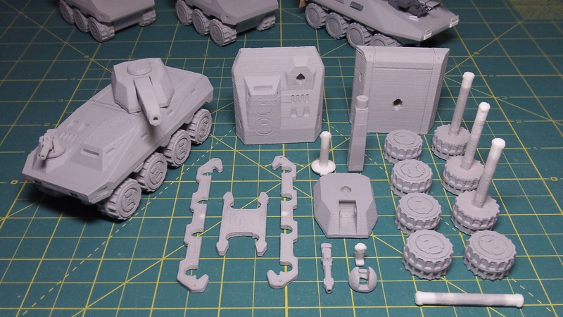 Mk.V (Okapi) A.M.V.P. fictional armored vehicle - Pinshape