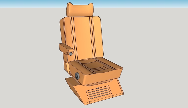 1/9ish scale Range Rover classic seat