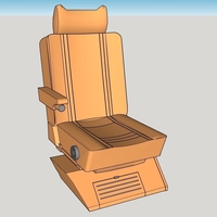 1/9ish scale Range Rover classic seat - Thumbnail 1