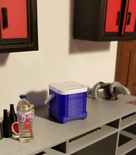 1Tenth Scale IceCube Mini Cooler 3D Print 235665