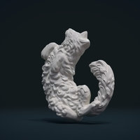 Cat bas-relief - Thumbnail 2