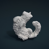 Cat bas-relief - Thumbnail 3