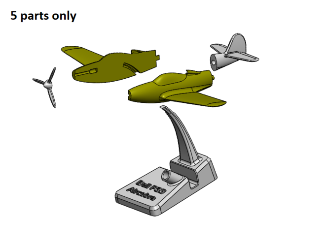 Bell-P-39 scall model 3D Print 235832