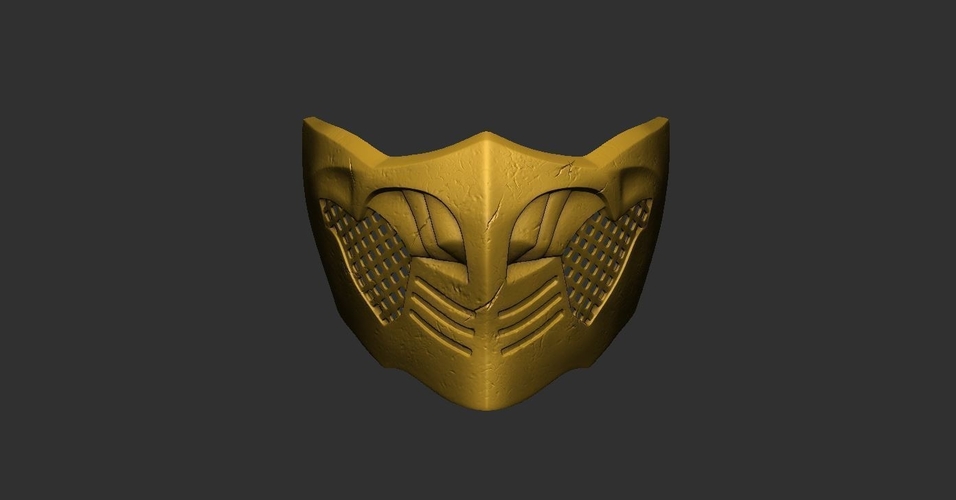 Mortal Kombat X - Scorpion mask For Cosplay 3D Print 235910