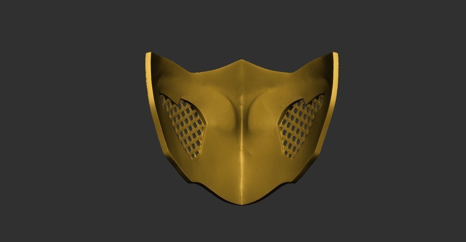 Mortal Kombat X - Scorpion mask For Cosplay 3D Print 235912