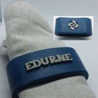 EDURNE 3D Napkin Ring with lauburu - Thumbnail 1