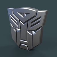 Small Autobots logo 3D Printing 235926