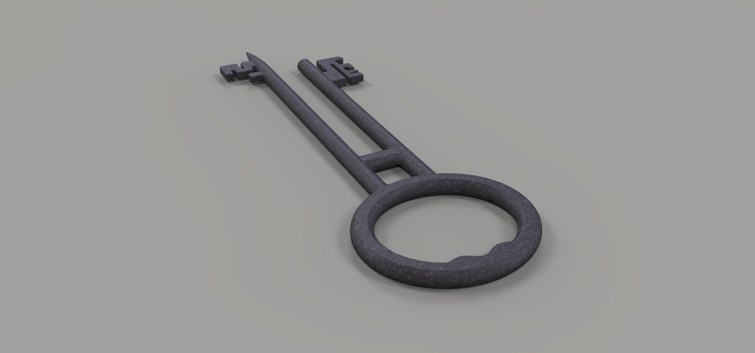 Davy Jones Key 3D Printed Prop for Cosplay and Costume 