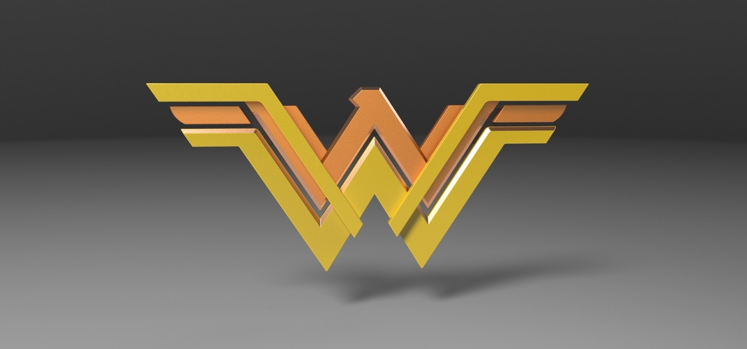 Wonder Woman logo 3D Print 236076