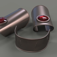 Arm cuffs and headband of Wiccan - Thumbnail 2