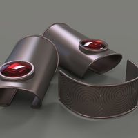 Arm cuffs and headband of Wiccan - Thumbnail 8