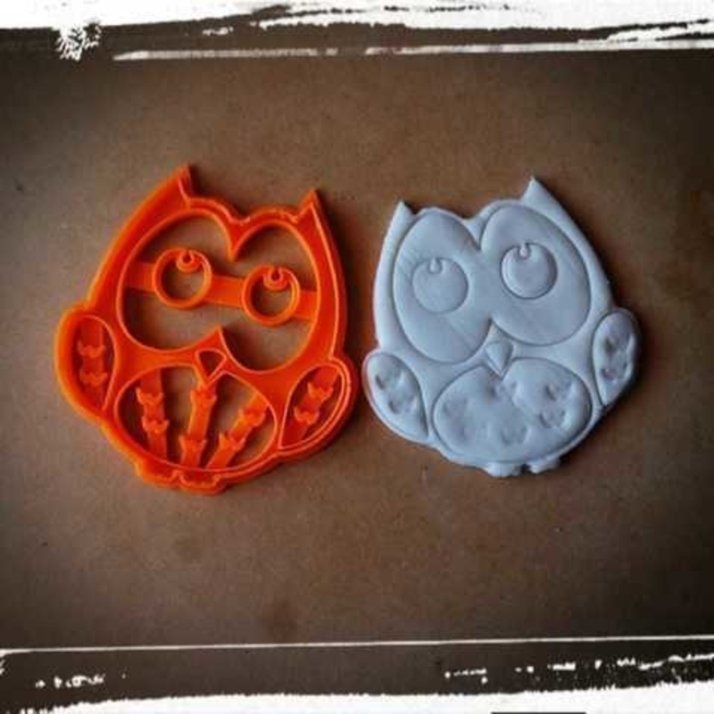 CORTADOR DE GALLETAS BUHO, COOKIES CUTTER OWL
