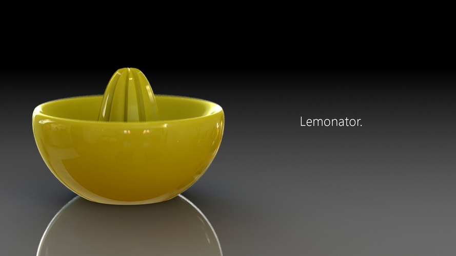 Lemonator! 3D printed juice squeezer of awesomeness 3D Print 23619