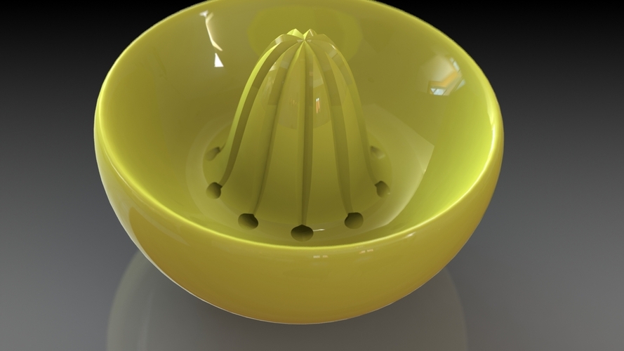 Lemonator! 3D printed juice squeezer of awesomeness 3D Print 23620