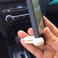 Small iphone w rhinoshield car holder 3D Printing 23636