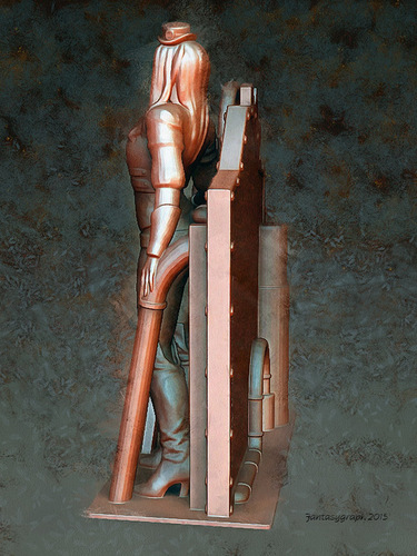 Steampunk Lady : Lenora 3D Print 23638