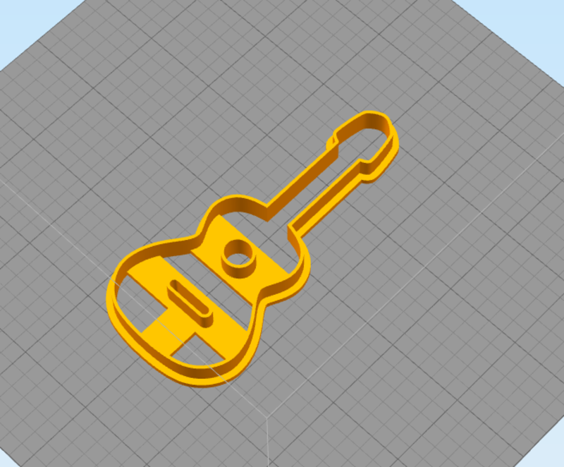 Cortador de galletas Guitarra