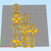 Small Cortantes de galletas Numeros 3D Printing 236384