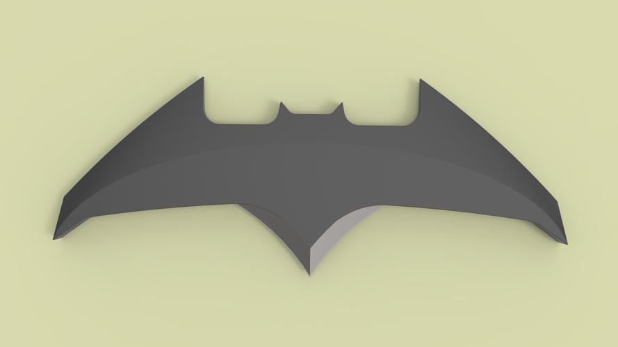 3D Printed Batarang version 2 by CosplayItemsRock | Pinshape