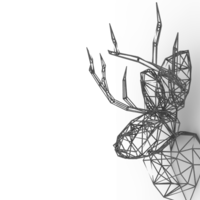 Jackalope Bust - Thumbnail 1