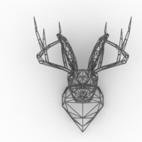 Jackalope Bust - Thumbnail 2