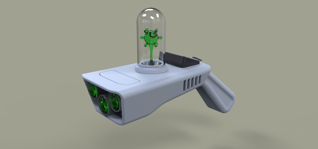 Concept of Portal gun from Rick and Morty