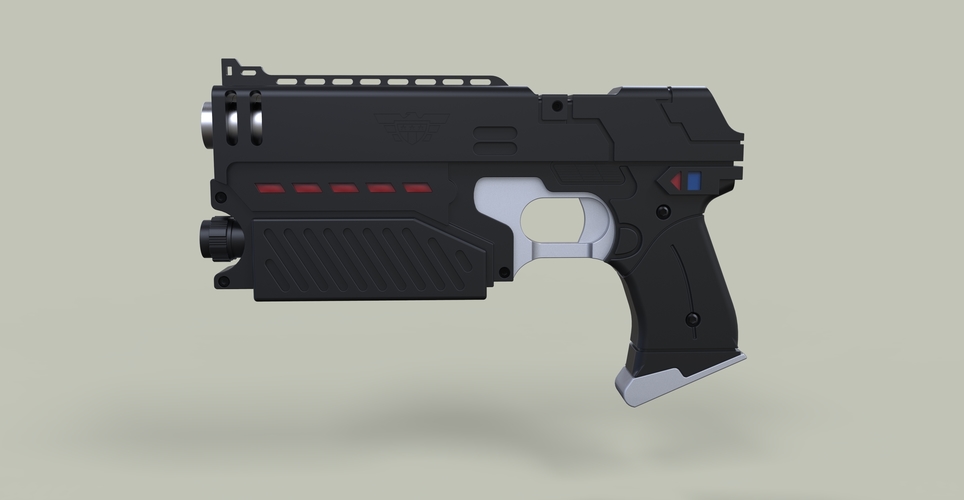 3D Printed Lawgiver from movie Judge Dredd by CosplayItemsRock | Pinshape