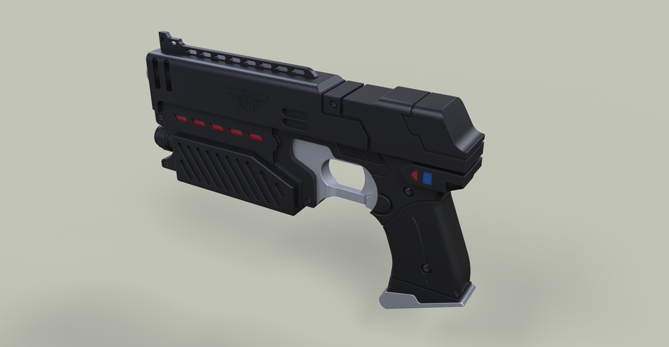 3D Printed Lawgiver from movie Judge Dredd by CosplayItemsRock | Pinshape