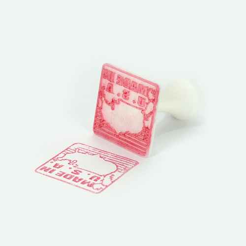 Made In USA Stamp 3D Print 23682