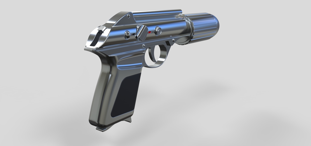 3D Printed Standard issue agent sidearm J2 from movie MiB by