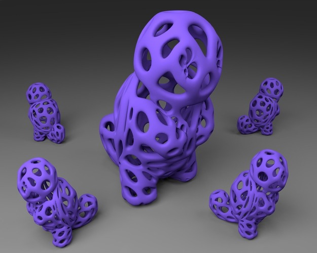 Squirtle - Voronoi Style 3D Print 23735