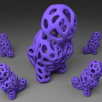 Small Squirtle - Voronoi Style 3D Printing 23735