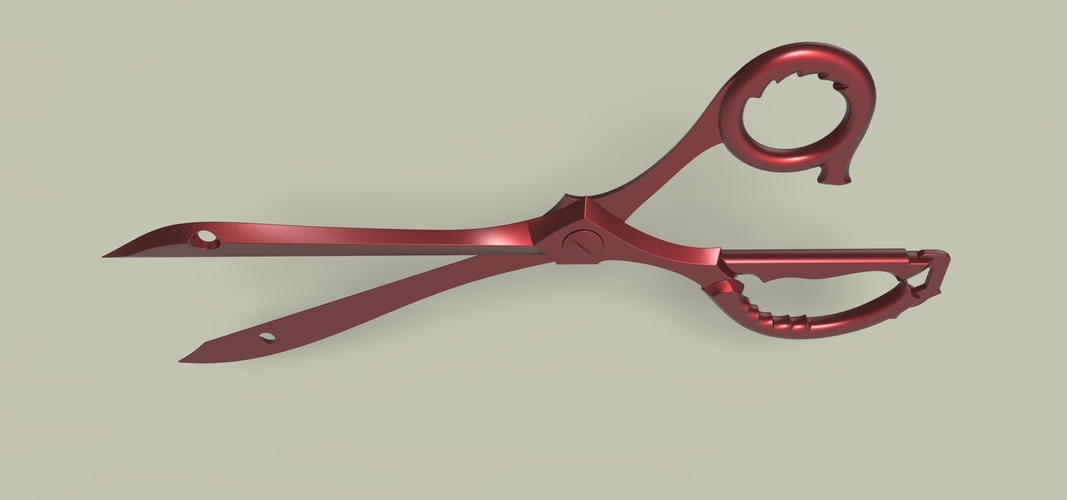3D Printed Scissor blades Kill La Kill by CosplayItemsRock Pinshape