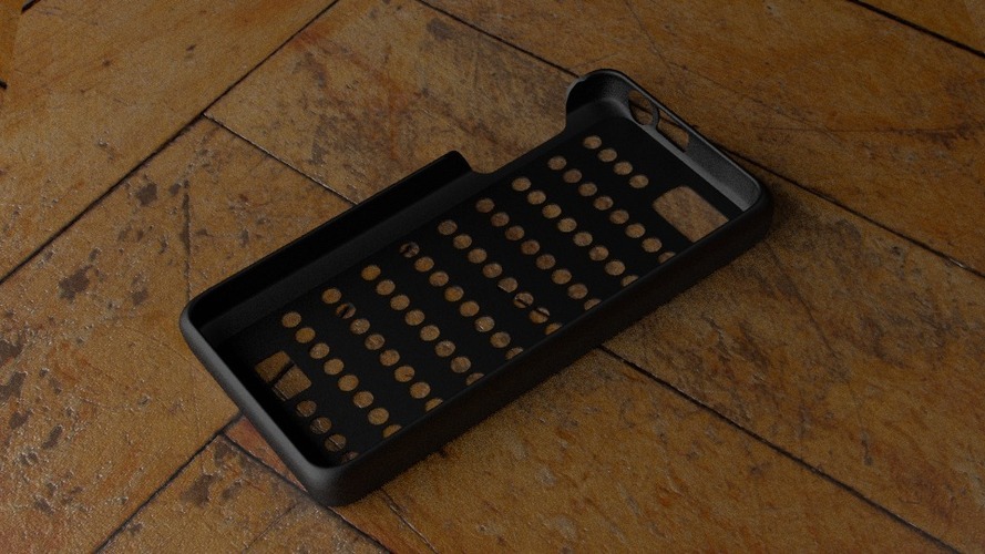 Fairphone Case #2: Grid Holes Cutout 3D Print 23744