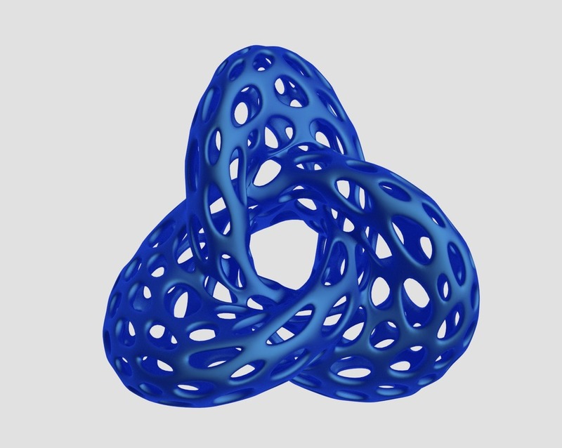 Math Shape - Voronoi Style