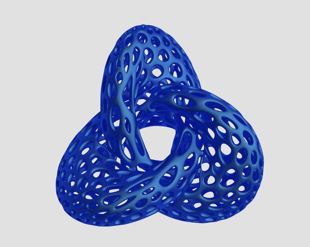 Math Shape - Voronoi Style 3D Print 23753