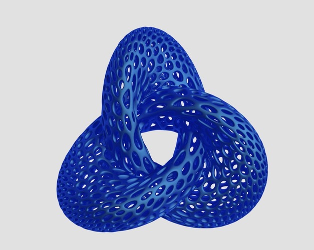 Math Shape - Voronoi Style 3D Print 23755