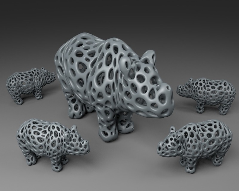 Rhino - Voronoi Style