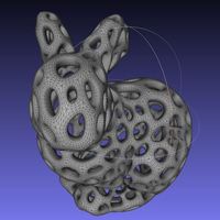 Stanford Bunny - Voronoi Style - Thumbnail 3