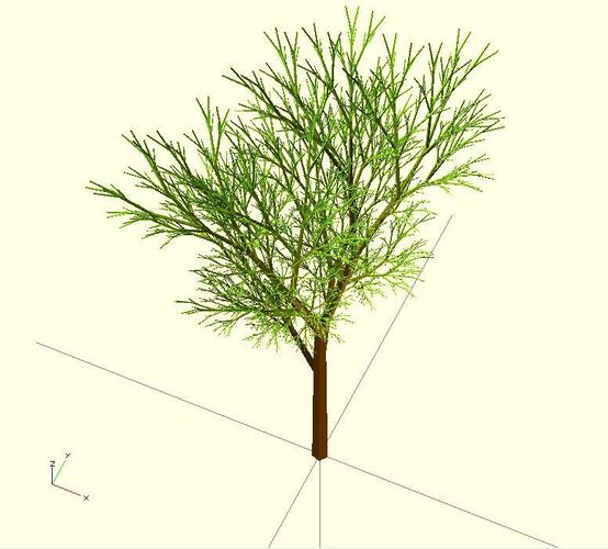 Truly recursive and random Tree (Not just pseudo recursive) 3D Print 23778