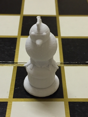 Chicken Chess set 3D Print 237782