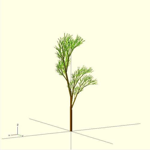 Truly recursive and random Tree (Not just pseudo recursive) 3D Print 23781